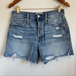 Free People Makai Ripped Cutoff Denim Shorts